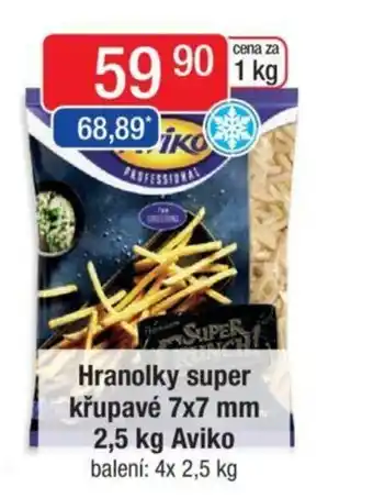 Qanto Hranolky super Křupavé 7x7 mm 2,5 kg Aviko nabídka