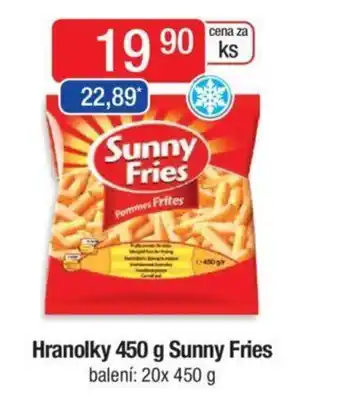 Qanto Hranolky 450 g Sunny Fries nabídka