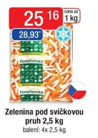 Qanto Zelenina pod svíčkovou pruh 2,5 kg nabídka