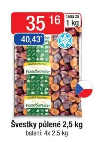 Qanto Švestky půlené 2,5 kg nabídka