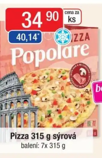 Qanto Pizza 315 g sýrová nabídka