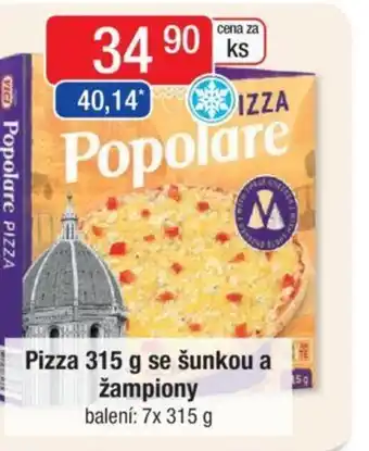 Qanto Pizza 315 g se šunkou a žampiony nabídka