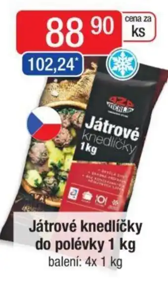 Qanto Játrové knedlíčky do polévky 1 kg nabídka