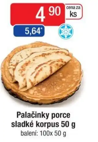 Qanto Palačinky porce sladké korpus 50 g nabídka