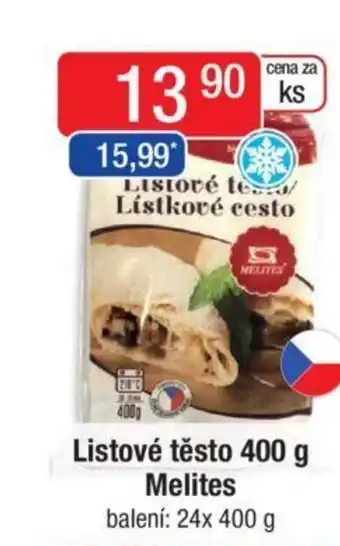 Qanto Listové těsto 400 g Melites nabídka
