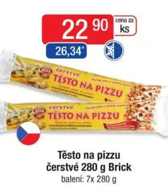 Qanto Těsto na pizzu čerstvé 280 g Brick nabídka
