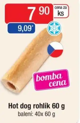 Qanto Hot dog rohlík 60 g nabídka