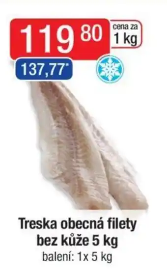 Qanto Treska obecná filety bez kůže 5 kg nabídka