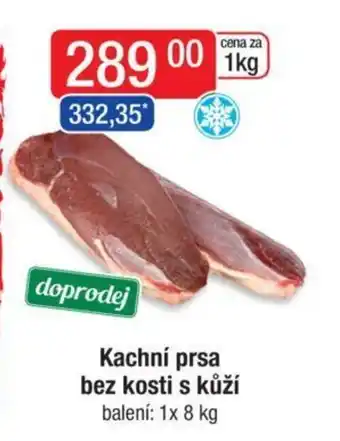 Kachní prsa bez kosti s kůží