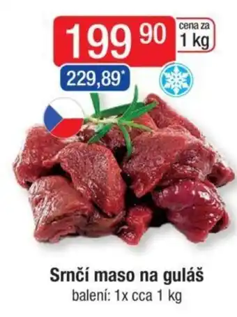 Qanto Srnčí maso na guláš nabídka