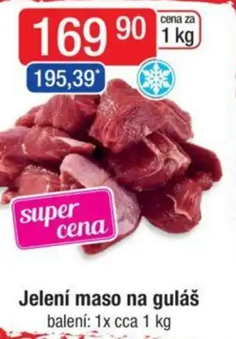 Qanto Jelení maso na guláš nabídka