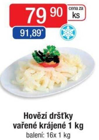 Qanto Hovězí dršťky vařené krájené 1 kg nabídka