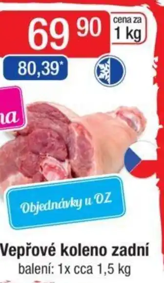 Qanto Vepřové koleno zadní nabídka
