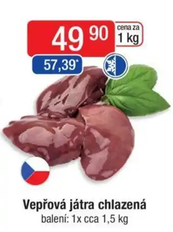 Qanto Vepřová játra chlazená nabídka