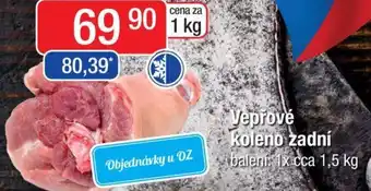 Qanto Veprove koleno zadní nabídka