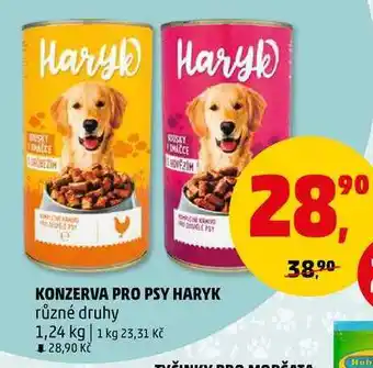 Penny Market Konzerva pro psy haryk, 1,24 kg nabídka