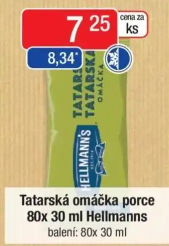 Qanto Tatarská omáčka porce 80x 30 ml Hellmanns nabídka
