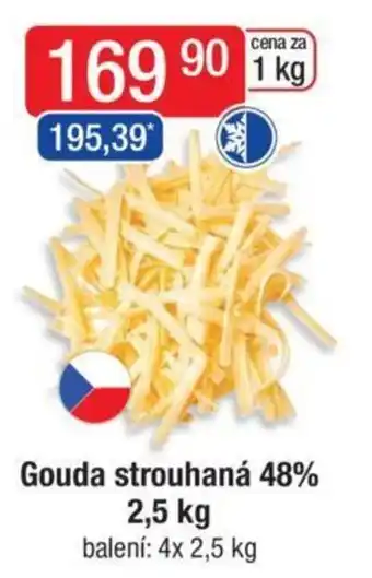 Qanto Gouda strouhaná 48% 2.5 kg nabídka