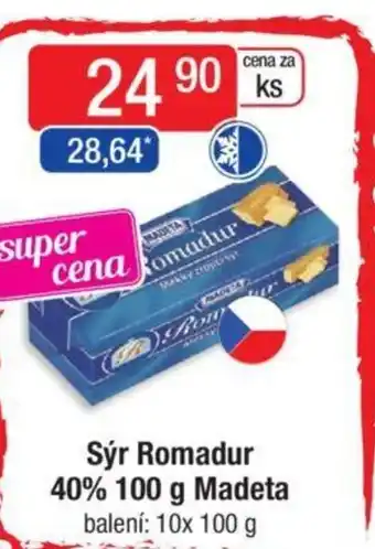 Qanto Sýr Romadur 40% 100 g Madeta nabídka
