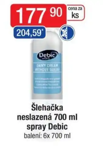 Qanto Šlehačka neslazená 700 ml spray Debic nabídka