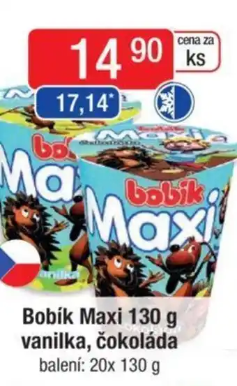 Qanto Bobík Maxi 130 g vanilka, čokoláda nabídka