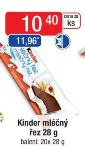 Qanto Kinder mléčný řez 28 g nabídka