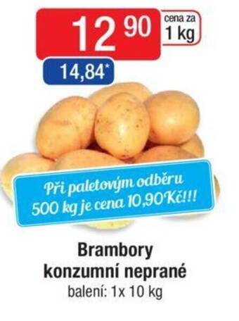 Qanto Brambory konzumní neprané nabídka