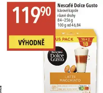 Globus Nescafé Dolce Gusto nabídka