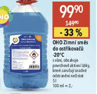 Globus OHO Zimní směs do ostřikovačů -20°C nabídka