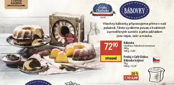 Globus Bábovka nabídka