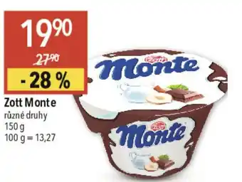 Globus Zott Monte nabídka