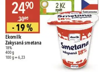 Globus Ekomilk Zakysaná smetana nabídka