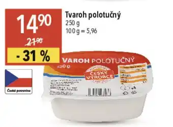 Globus Tvaroh polotučný 250 g nabídka