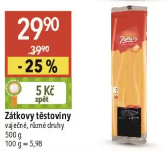 Globus Zátkovy těstoviny nabídka