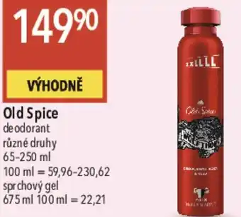 Globus Old Spice nabídka
