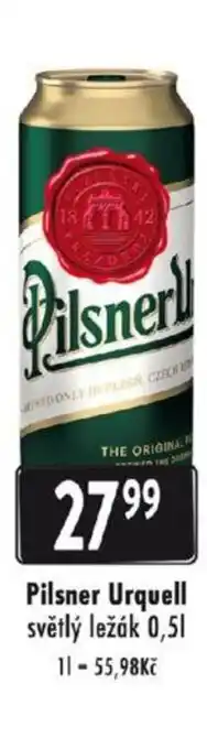 Qanto Pilsner Urquell nabídka