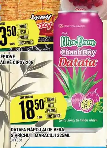 Tamda Foods Datafa nápoj aloe vera s příchutí maracuji 325ml nabídka