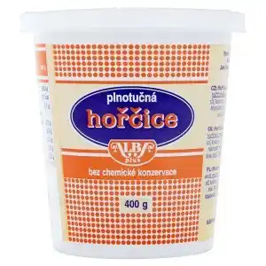 CBA Alba plus hořčice 400g, vybrané druhy nabídka