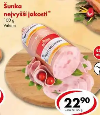 CBA Šunka nejvyšší jakosti, 100 g nabídka