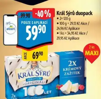 Albert Král Sýrů duopack nabídka