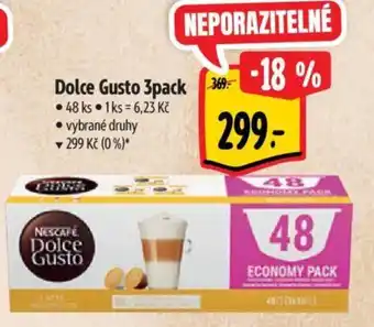 Albert Dolce Gusto 3pack nabídka