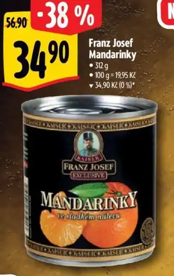 Albert Franz Josef Mandarinky nabídka