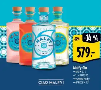 Albert Malfy Gin nabídka
