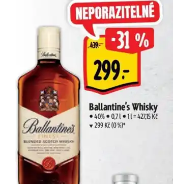 Albert Ballantine's Whisky nabídka