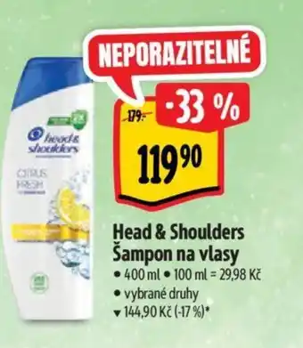 Albert Head & Shoulders Šampon na vlasy nabídka