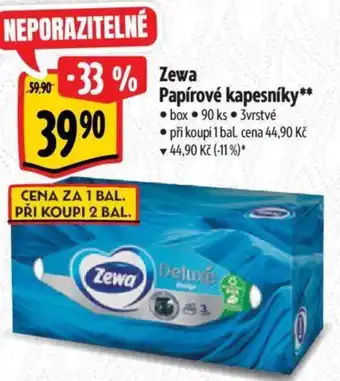Albert Zewa Papírové kapesníky nabídka