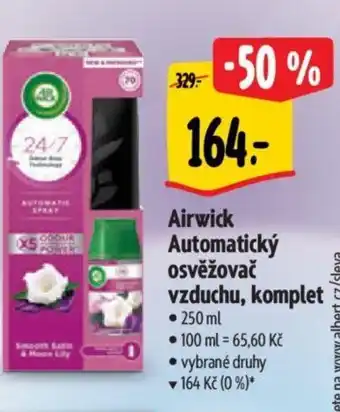 Albert Airwick Automatický osvěžovač vzduchu, komplet nabídka