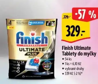 Albert Finish Ultimate Tablety do myčky nabídka