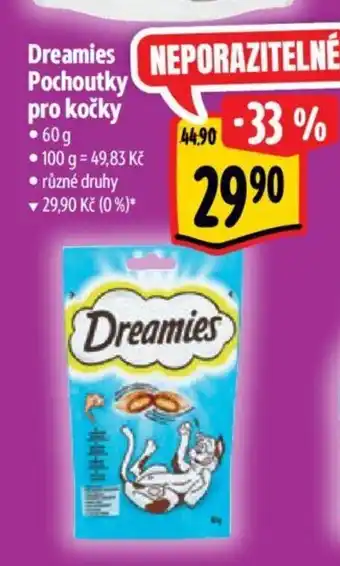 Albert Dreamies Pochoutky pro kočky nabídka
