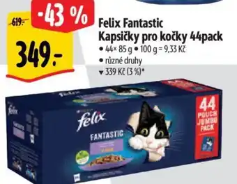 Albert Felix Fantastic Kapsičky pro kočky 44pack nabídka